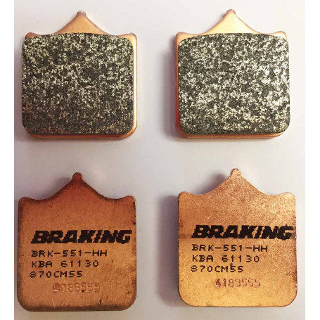 Plaquette de frein Braking CM55 fritté 870CM55