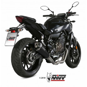 Escape completo alto Mivv Delta Race Black Yamaha MT-07 14-20 ho… | MotoGM