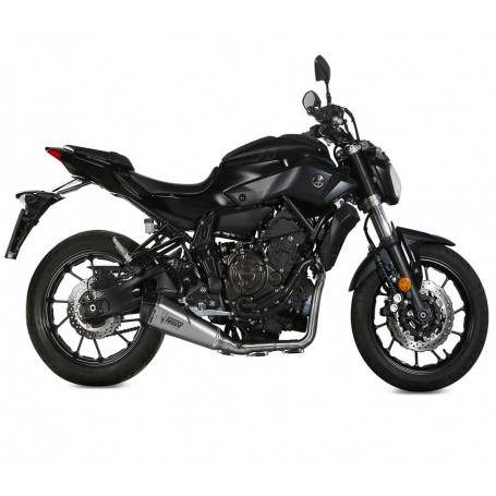 Komplette Auspuffanlage Mivv Delta Race Stahl standard Yamaha MT-07 14-20 homologiert