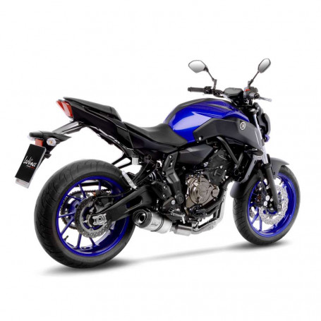 Komplette Auspuffanlage Leovince LV One Evo Stahl Yamaha MT-07 14-20, XSR 700, Tracer 700 GT 19-, catalizzato