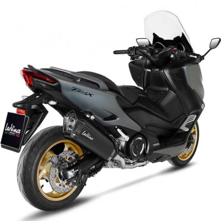 Leovince LIGNE COMPLÈTE D'ÉCHAPPEMENT LV-12 Black Edition Yamaha TMAX 560 20-
