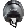 LS2 Jet helmet copter Matt titanium