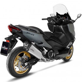 komplette Auspuffanlage Leovince LV-12 Stahl Yamaha TMAX 560 20- homologiert suono