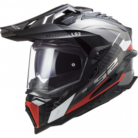 Casque LS2 MX701 EXPLORER C frontier rouge | MotoGM