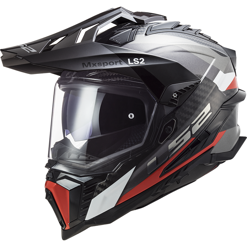Helm Enduro LS2 MX701 EXPLORER C frontier rot Helm Enduro LS2 MX701 EXPLORER C frontier rot