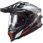 MX helmet LS2 MX701 EXPLORER C frontier red