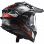 Casque LS2 MX701 EXPLORER C frontier rouge