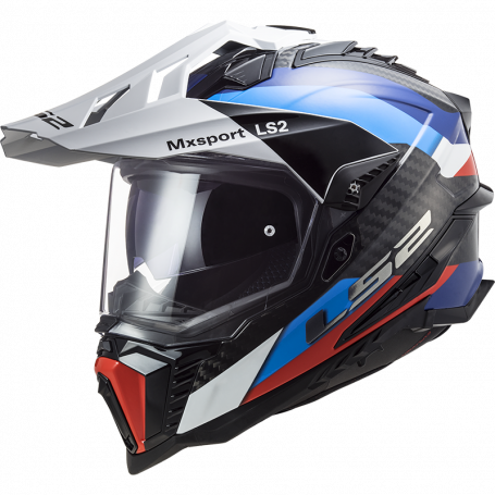 Casco Enduro LS2 MX701 EXPLORER C frontier blu