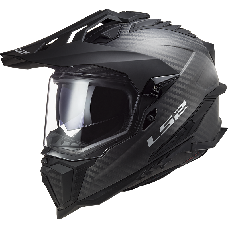 Casque enduro LS2 MX701 EXPLORER C SOLID CARBON