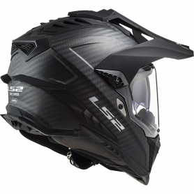 Casque enduro LS2 MX701 EXPLORER C SOLID CARBON
