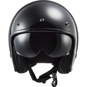 Casco jet OF601 LS2 BOB LINES black jeans | MotoGM