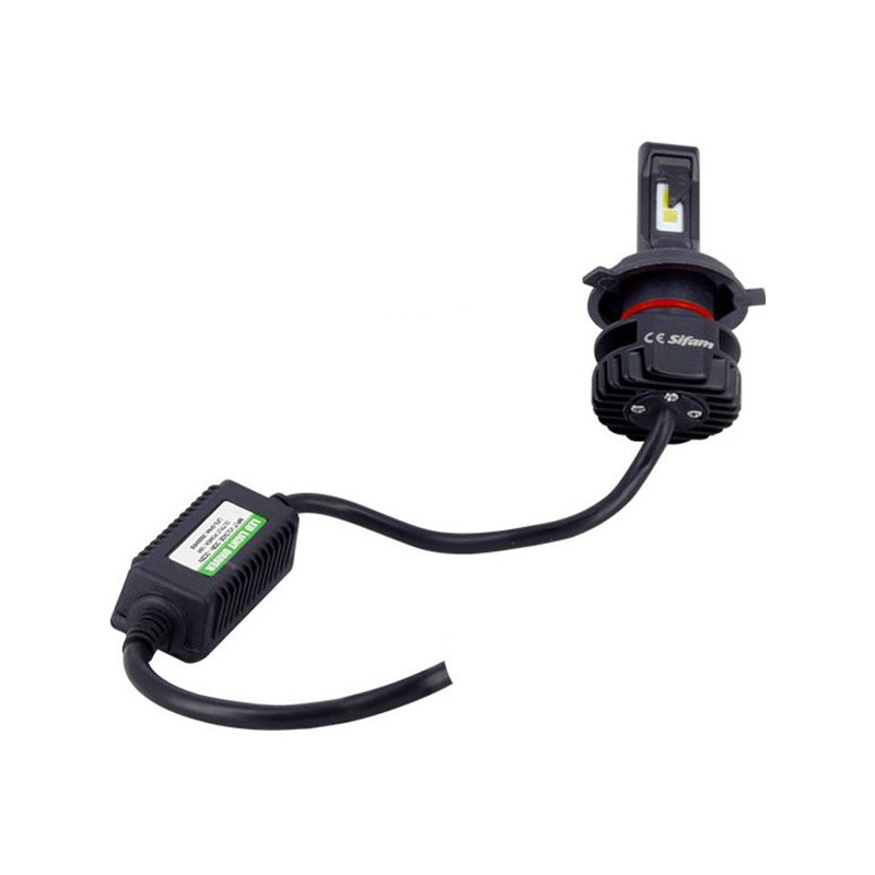 Lampadina lampada Luce Led H4 per moto Myra con alimentatore Lampadina lampada Luce Led H4 per moto Myra con alimentatore