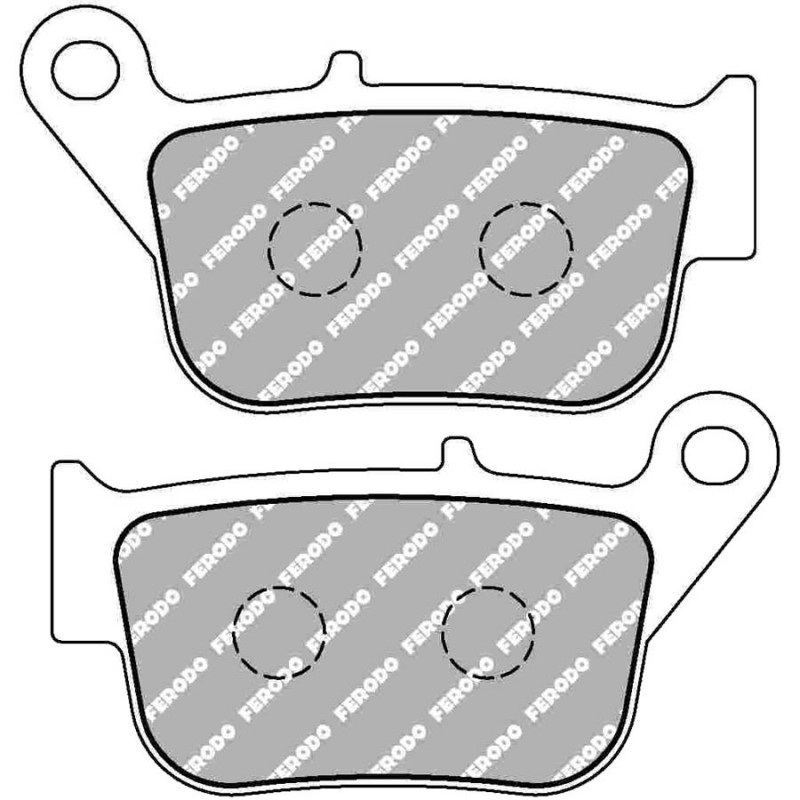 Pastilla de freno poteriore Ferodo FDB2279AG para Yamaha X-MAX 125 2014, XMAX 250 2010-2014