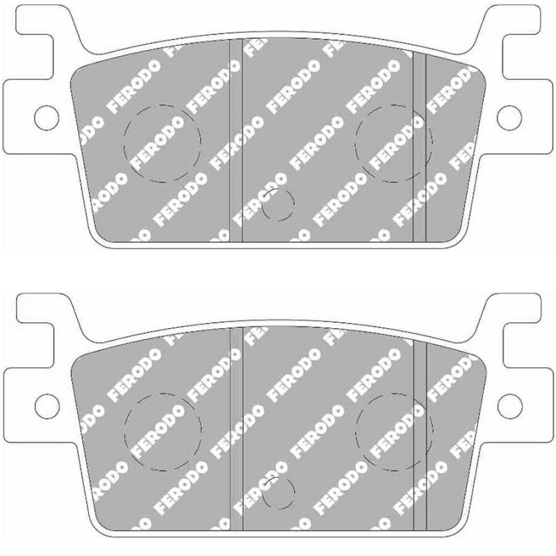 ferodo brake pads rear Ferodo Eco friction FDB2303EF Kymco AK550