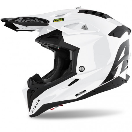 Casco Airoh Aviator 3 COLOR bianco lucido