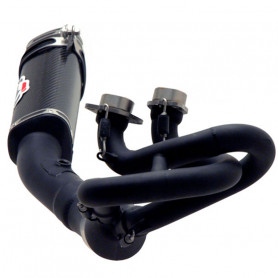LIGNE COMPLÈTE homologue Termignoni Relevance noire Yamaha TMAX 530 2012-2016
