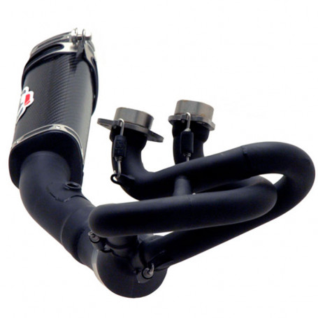 LIGNE COMPLÈTE homologue Termignoni Relevance noire Yamaha TMAX 530 2012-2016