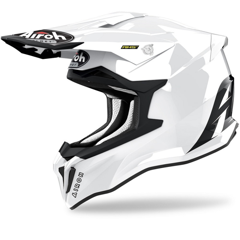 Casco Airoh STRYCKER COLOR blanco brillante Casco Airoh STRYCKER COLOR blanco brillante