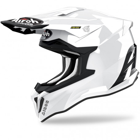 Casco Airoh STRYCKER COLOR blanco brillante | MotoGM