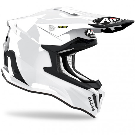 Casco Airoh STRYCKER COLOR bianco lucido