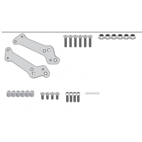 Attacco posteriore KR1156 baule bauletto kappa Honda X-ADV 17-20