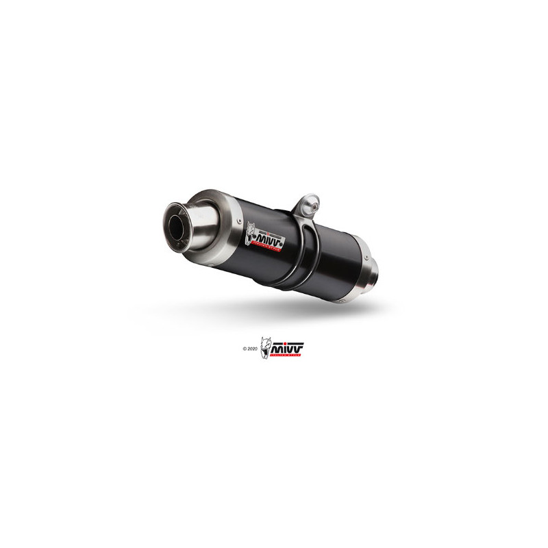 Komplette Auspuffanlage Mivv GP Black Yamaha TMAX 500 2008-2011 Komplette Auspuffanlage Mivv GP Black Yamaha TMAX 500 2008-2011