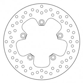 Disco de freno trasero Brembo Oro Yamaha FZ1 08-15, FZ6 04-09,MT… | MotoGM