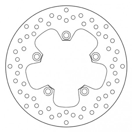 Disque de frein arriere Brembo Oro Yamaha FZ1 08-15, FZ6 04-09,MT-03 06-14 245X105 mm