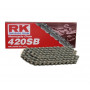 Catena trasmissione moto RK 420SB 140 maglie a clip enduro 50-125