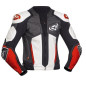 Chaqueta in pelle IXON VENDETTA JKT EVO negro rojo