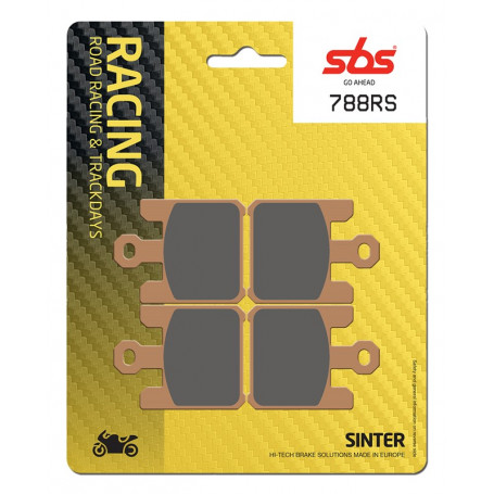 SBS sinter brake 788RS for Kawasaki ZX10R 04-07, ZX6R/RR 03-06, Suzuki GSXR 1000 03-04