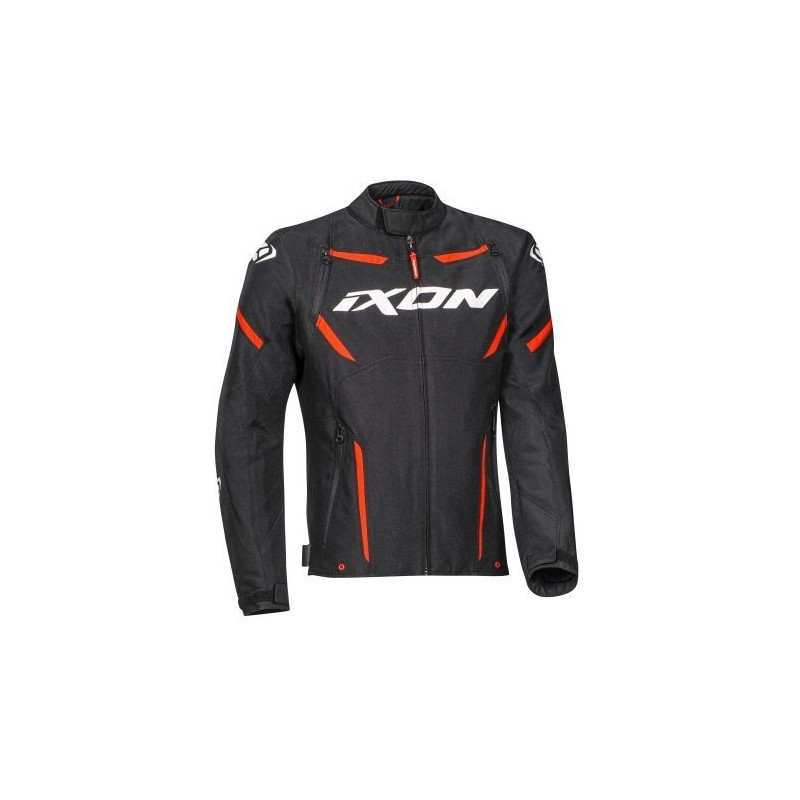 Jacke IXON STRIKER schwarz rot Jacke IXON STRIKER schwarz rot