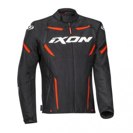 Chaqueta IXON STRIKER negro rojo | MotoGM