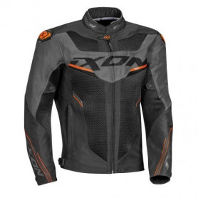 Chaqueta Ixon Draco negro naranja | MotoGM