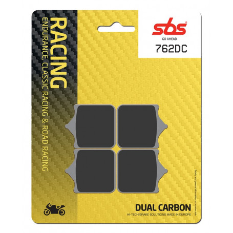 SBS brake pads Dual Carbon 762DC Aprilia, Benelli, Ducati, KTM, MV Agusta