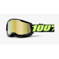 Cross-\/Enduro-Maske MX 100% Strata 2 upsol lente Spiegel Gold