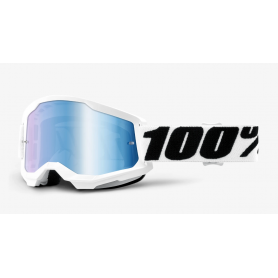 Cross-\/Enduro-Maske MX 100% Strata 2 Everest lente Spiegel blau | MotoGM