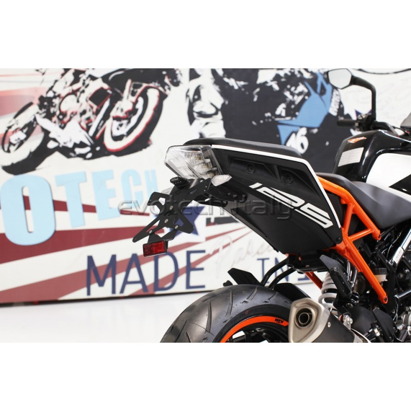 portatarga Evotech per KTM Duke 125390 20172021