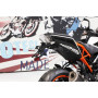 support de plaque Evotech pour KTM Duke 125-390 2017-2021