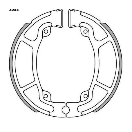 Bremsbacken Bremse tamburo ferodo FSB963A Honda SH 125-150 01-08, PCX… | MotoGM
