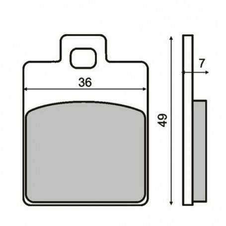 ferodo eco friction brake pads FDB2057EF Gilera stalker, nrg, runner, mp3, piaggio zip