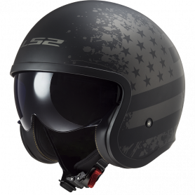 Jethelm LS2 OF599 Spitfire black flag | MotoGM