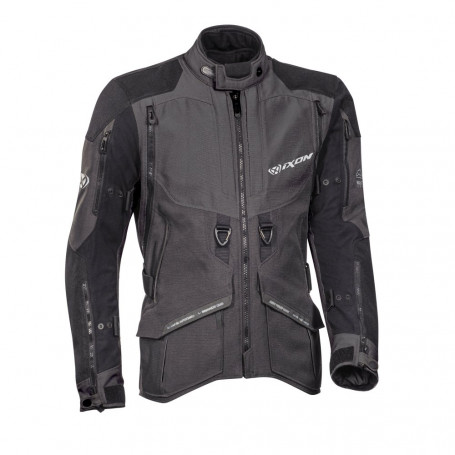 Chaqueta adventure IXON RAGNAR turismo negro antracite | MotoGM
