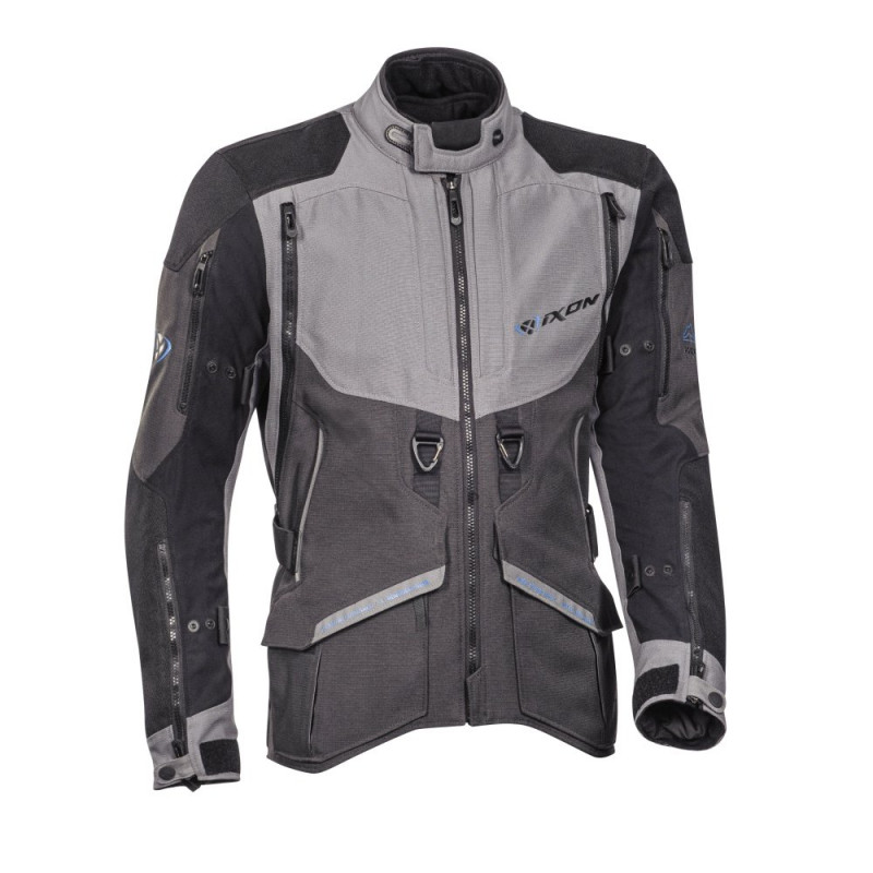 Jacke adventure IXON RAGNAR turismo antracite grau blau Jacke adventure IXON RAGNAR turismo antracite grau blau
