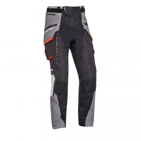 Pantalone adventure IXON RAGNAR PT turismo nero grigio rosso