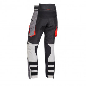 Adventure trousers IXON RAGNAR PT touring noir gray red