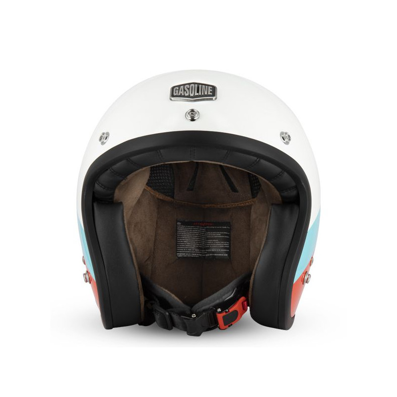 Jethelm custom cafè racer Gasoline S250 weiß glänzend Jethelm custom cafè racer Gasoline S250 weiß glänzend