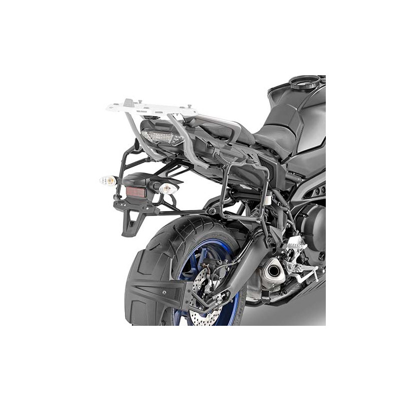 Soporte portamaletas lateral Yamaha Tracer 900 2018-2020 valigie monokey y retrofit Soporte portamaletas lateral Yamaha Tracer 900 2018-2020 valigie monokey y retrofit