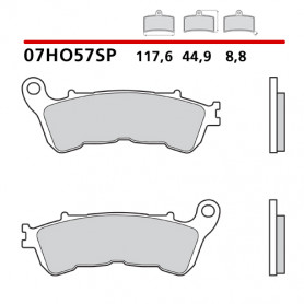 Bremsbeläge hinten Brembo 07HO57SP sinterizzate Honda CBF 1000 A… | MotoGM