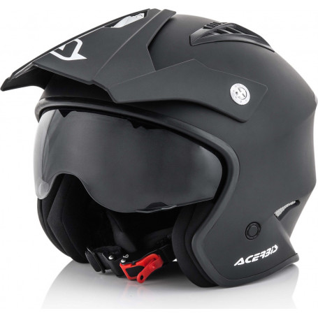 Casque Acerbis trial Jet aria noir mat